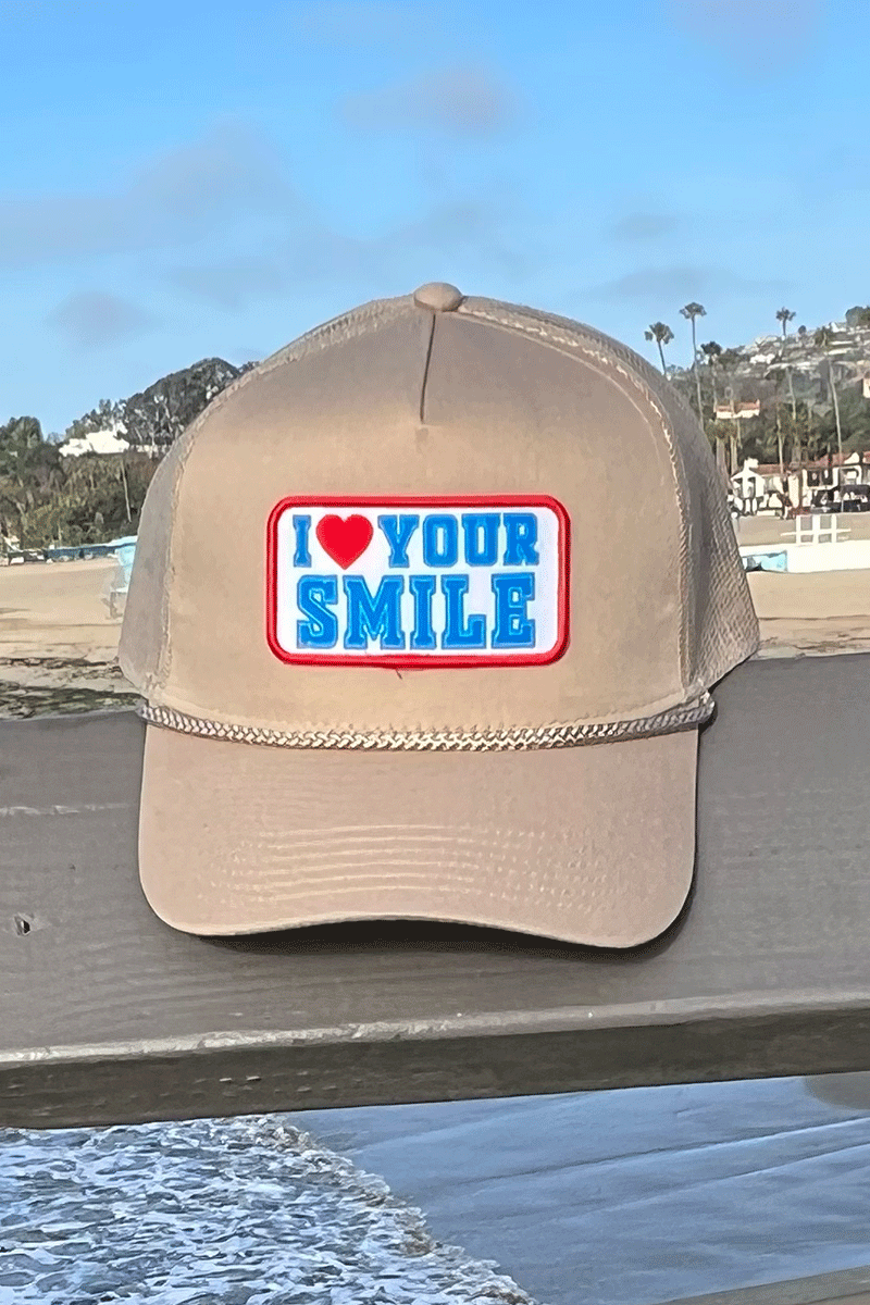 Khaki Smile Hat – LOVEWORN